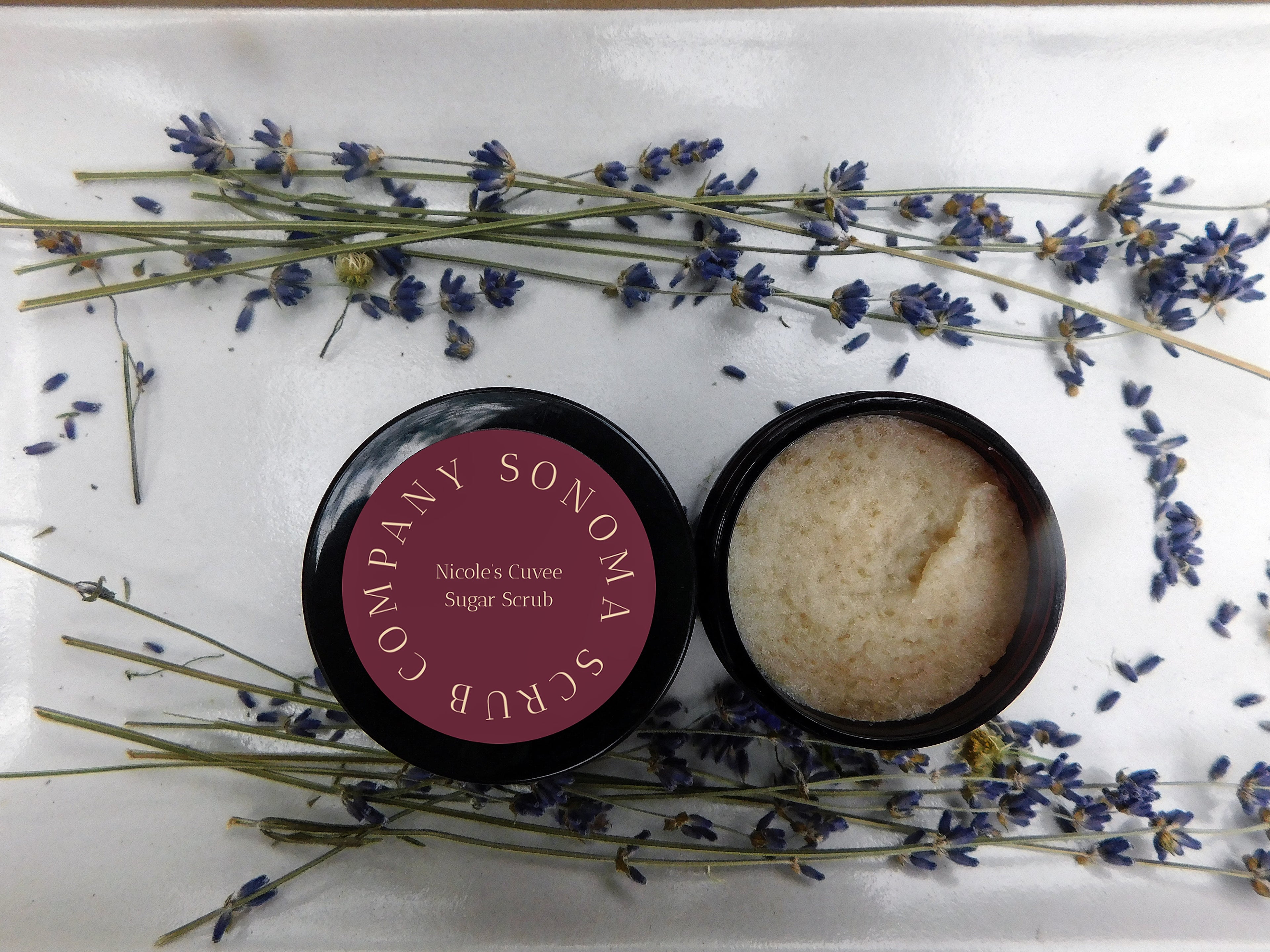 Shea Butter Sugar Scrub- Nicole's Cuvee 2oz