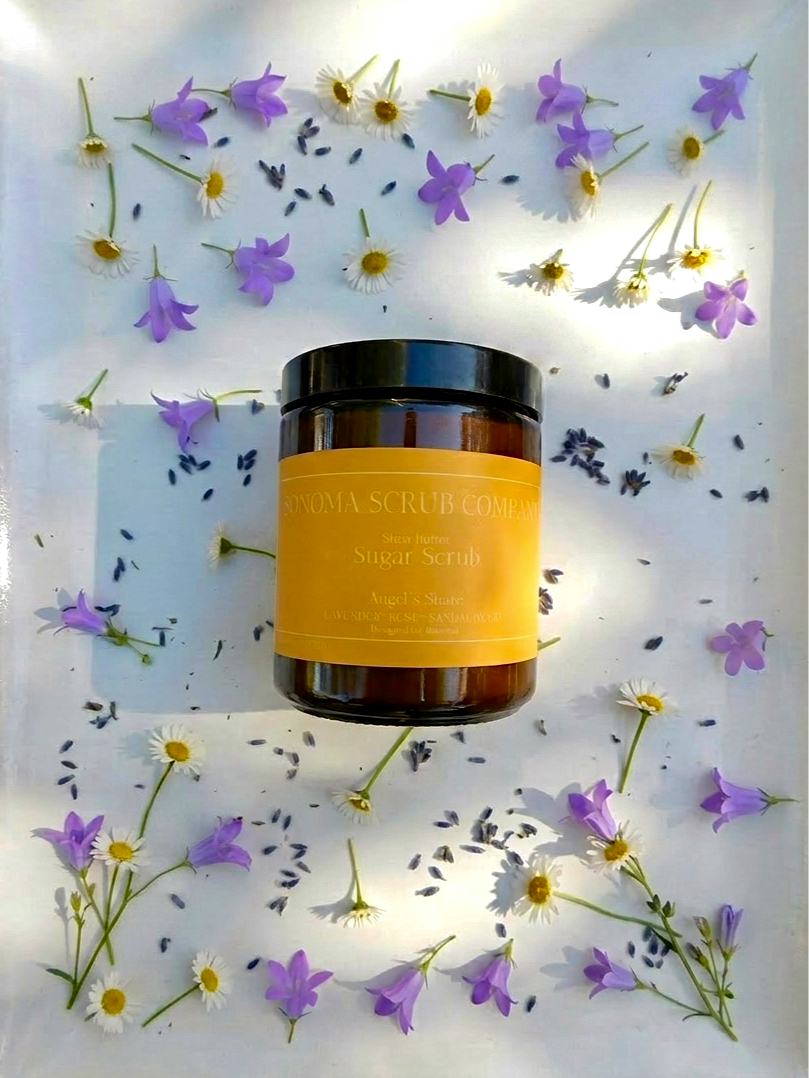 Shea Butter Sugar Scrub- Angel's Share 8oz