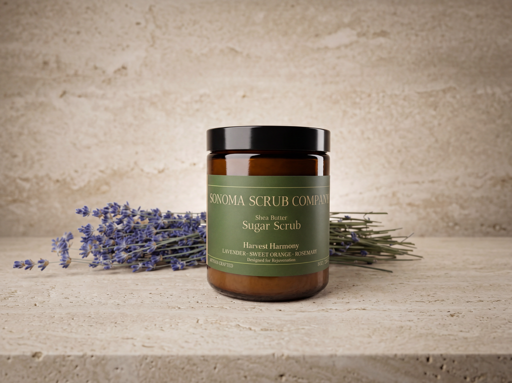 Shea Butter Sugar Scrub- Harvest Harmony 8oz