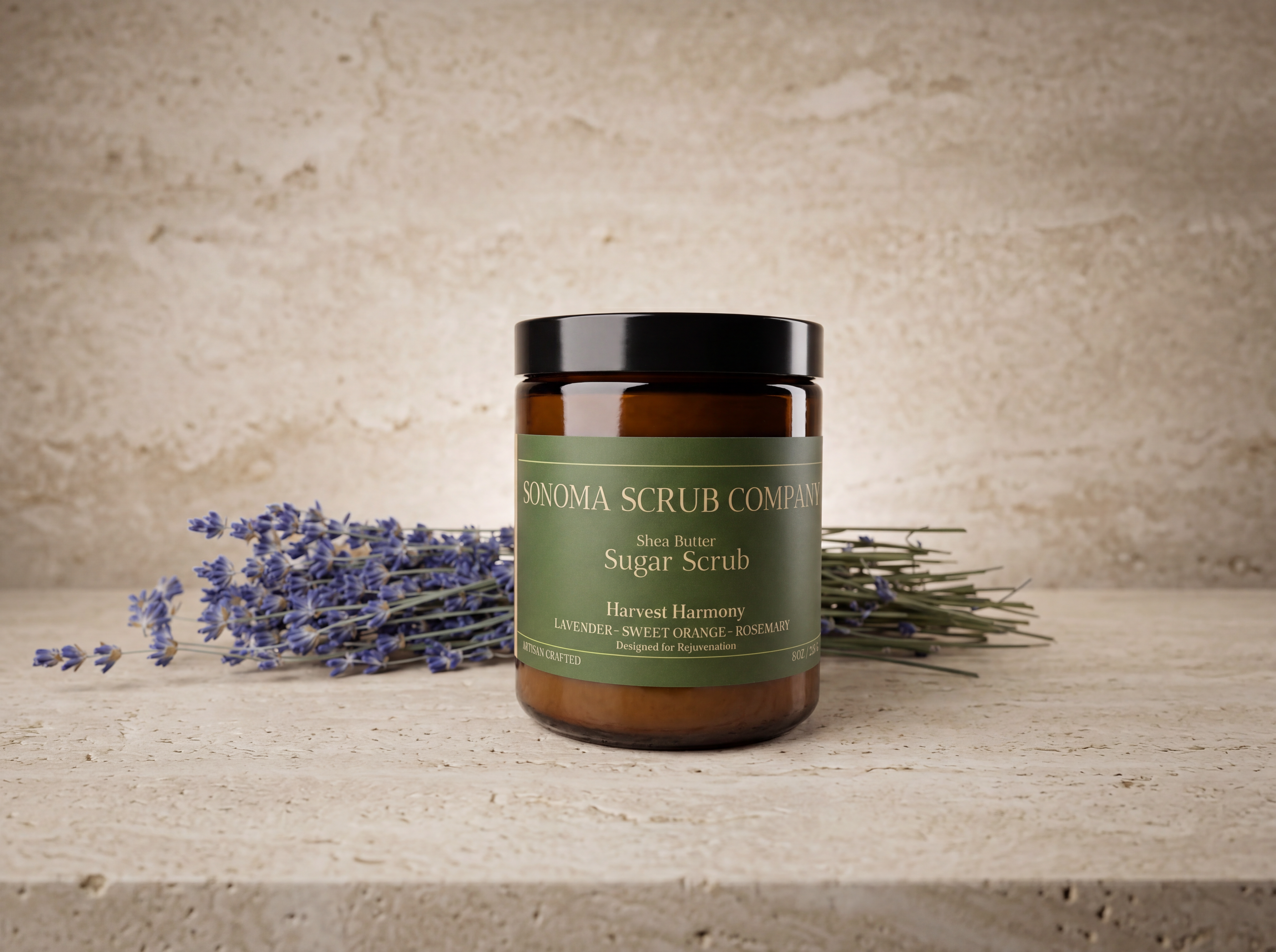 Shea Butter Sugar Scrub- Harvest Harmony 8oz