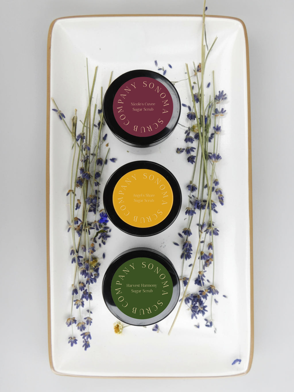Shea Butter Sugar Scrub-2oz Trio
